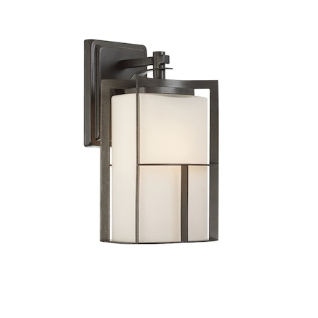 Designers Fountain Braxton 13in Charcoal 1-Light Outdoor Line Voltage Wall Sconce, Bulb Not Included 31821-CHA
